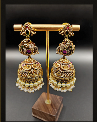Signature temple earrings